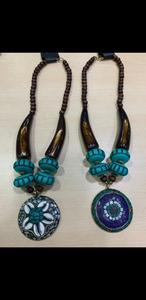 จี้ไม้น่ารักสำหรับงานแต่งงานและโอกาสพิเศษสร้อยคอเรซินแฟชั่นวินเทจทำด้วยมือแบบพรีเมียม - Product Image 4