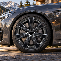 Jantes de voiture berline de performance neuves de 20 pouces en alliage d'aluminium forgé OEM de haute qualité 6061-T6 Bronze, design maillé, ET 25 mm