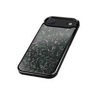 Vente en gros coque de téléphone en fibre de carbone de luxe Napov pour 17/17 Pro/17 Air/16/15/14 Pro Max étanche magnétique forgé