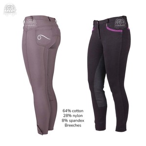 Venta caliente Jodhpur pantalones de montar para las mujeres con la impresión del asiento de silicona para montar a caballo al por mayor - Product Image 4