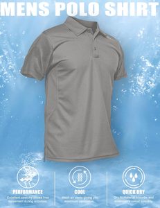 Polos informales de alta calidad OEM a precio de fábrica para hombre, Polo bordado transpirable de secado rápido a granel para Polo personalizado - Product Image 5