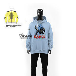 Blouson de moto en Kevlar avec fermeture éclair YKK robuste et protection de niveau CE, vêtements de sport grande taille - Product Image 2