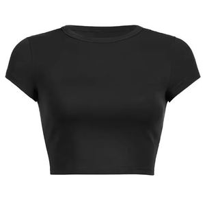 Gym Wear Femmes Crop T Shirt Activewear Sports Crop Tee OEM Custom Printing Fournisseur - Product Image 1