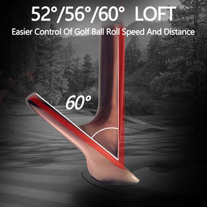 अच्छी गुणवत्ता सस्ती इलेक्ट्रोप्लेटेड स्टेनलेस स्टील्स गोल्फ 60 ° वेज शुरुआती एक - Product Image 3