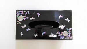 กล่องใส่กระดาษทิชชูลายดอกไม้ งานฝีมือประณีต ดีไซน์หรูหรา คุณภาพพรีเมียม สำหรับบ้านสมัยใหม่ - Product Image 3