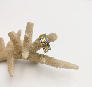 Vente en gros de pierres précieuses en argent sterling 925 de qualité, bague de réglage pour femmes, bijoux en argent élégants de style bohème pour fête de mariage - Product Image 2