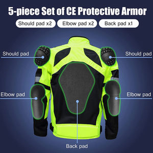 Chaqueta de Motociclismo Impermeable y Transpirable para Hombre, Talla Grande, Resistente al Viento, de Alta Calidad, Anti-UV, de Secado Rápido - Product Image 6