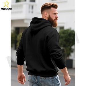 Pull à capuche en polaire pour hommes, manches longues, fermeture éclair, mode. - Product Image 4