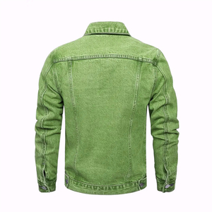 Veste en jean d'hiver pour hommes vente en gros coupe-vent polaire épaisse chaude veste décontractée à col en fourrure pour hommes - Product Image 2
