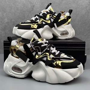 Nouvelles chaussures décontractées pour hommes, en maille respirante, confortables, antidérapantes, résistantes à l'usure, semelle épaisse, chaussures de sport pour hommes, luxe - Product Image 2