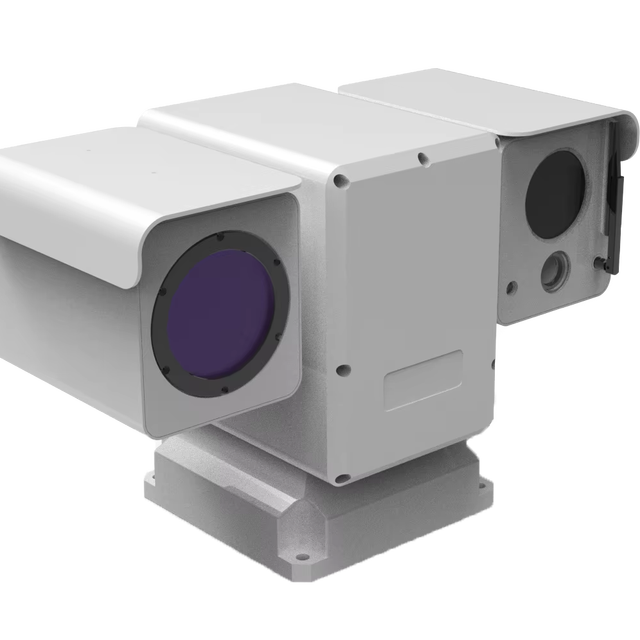 Thermal Camera 30km Long Range PTZ Network Camera Remote Control Water Resistant Security Housing JEC Brand Aluminum Alloy