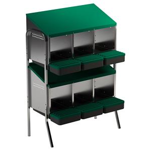 Nido <span class=keywords><strong>de</strong></span> puesta <span class=keywords><strong>de</strong></span> acero galvanizado <span class=keywords><strong>de</strong></span> calidad premium MG03D-L: Recolección <span class=keywords><strong>de</strong></span> huevos sin complicaciones, <span class=keywords><strong>gallinas</strong></span> <span class=keywords><strong>felices</strong></span> - Product Image 4