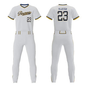 Uniforme de béisbol para hombre de diseño personalizado de calidad superior a la venta, nuevo estilo, Color sólido, gran oferta, uniformes de béisbol - Product Image 1
