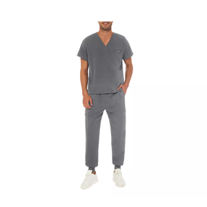 Uniformes de hospital para hombre con estilo, uniformes médicos de enfermera, traje médico ajustado con cuello en V, uniforme de enfermera, uniformes médicos de enfermera para hombre, Jogger - Product Image 2
