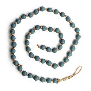 Best Elegant <b>Wooden</b> rustic brown Beads Garland for Farmhouse Boho Home Decor Perfect for <b>Mantle</b> Table and Brings Natural Warmth - Product Image 4