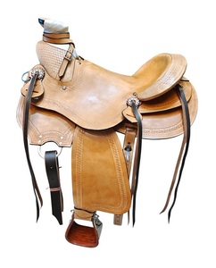 Qualité supérieure 100% fait à la main en cuir Durable Style anglais selle occidentale équipement d'équitation essentiel pour les équestres - Product Image 5