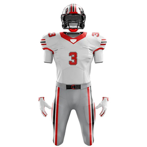 Personnalisable Adulte Tackle Twill Football Américain Maillot Uniforme Ensemble Respirant Séchage Rapide Réversible Sublimé Maille Court - Product Image 3