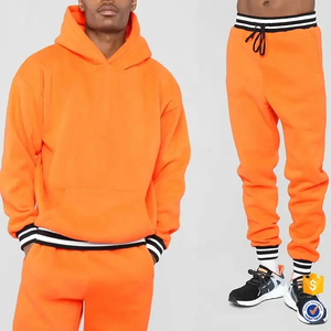 Haute qualité hommes vestes coton survêtement poids lourd hiver Streetwear pull survêtement pour hommes solide noir blanc rayé - Product Image 2