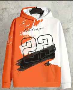 Premium Men's Pullover <b>Hoodie</b> Ultra Cozy and Comfortable 100% Cotton Embroidered Plain Dyed with Digital Printing for Winter - Product Image 4