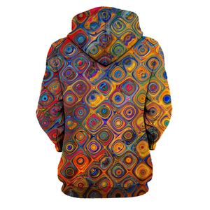 100% algodón de gran tamaño Vintage ácido lavado Zip Hoodie logotipo personalizado peso pesado Streetwear hombro caído 500gsm francés bordado - Product Image 4