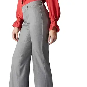 Celana panjang kargo wanita, celana kargo longgar dan tigt gaya Barat cuci batu polos tembus udara untuk wanita pinggang sedang longgar 2023