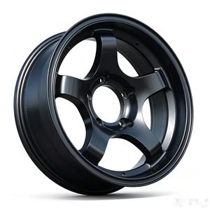 Nuovo Cerchio in Lega Forgiato Nero TE37 <span class=keywords><strong>16</strong></span>" 5x139.7 16x6J -21mm ET Concavo per Samurai e LADA NIVA 4x4 Fuoristrada - Product Image 5