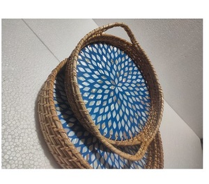 Platillos de bambú hechos a mano para la ceremonia del té Bandeja de té de uso doméstico con cajas de madera y bambú Platos y platos - Product Image 6