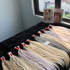 El mejor precio en extensiones de cabello humano a granel de Vietnam, venta al por mayor de cabello virgen crudo y Remy - Product Image 1