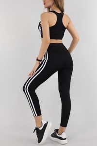 Stylish Custom logo Custom Design Seamless Gym Wear Workout Clothing Crop Top Product Durable Yoga <b>Set</b> - Product Image 4