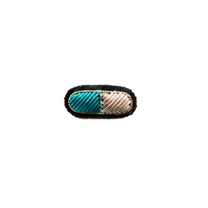 Broches de pistolet en cuivre de mode-Fil de lingot brodé à la main Fournisseur de services OEM de haute qualité - Product Image 6