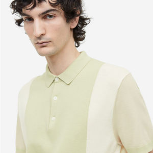 Pullover uni à la mode pour hommes Chemises grande taille coupe ajustée Polos décontractés à manches longues pour hommes - Product Image 3