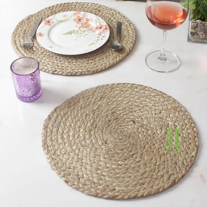 Assiette de chargeur ronde en rotin du Vietnam Assiette de chargeur en osier Boho Napperon en rotin personnalisé avec variété de couleurs de HNH Craft - Product Image 5