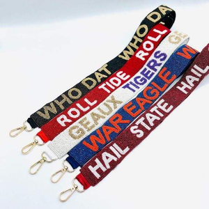 Wholesale Solid Color Beaded Shoulder <b>Strap</b> - Adjustable Length Detachable Bag <b>Strap</b> <b>for</b> <b>Handbags</b> BY AFZA ENTERPRISES - Product Image 6