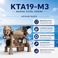 Motor Diésel Marino SCDC Serie K19 KTA19-M3 de 4 Tiempos y 4 Cilindros Refrigerado por Agua para Remolcadores, Embarcaciones de Trabajo y Pesca