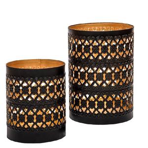 Metal boda y fiesta y Hotel decoración té luz votiva con Base Color gris oscuro decoración té luz votiva con Base - Product Image 5