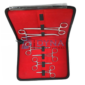 Ensemble de 6 pinces hémostatiques ultimes de haute qualité (Cvd & Str) dans une pochette en cuir Instruments chirurgicaux approuvés CE - Product Image 4