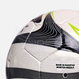 Ballon de football d'entraînement haut de gamme en cuir PU, logo personnalisé, OEM, vente en gros, cousu à la main - Product Image 6
