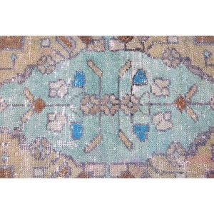 Tapis de 2,5 x 8,8 pieds, tapis de couloir vintage, tapis patchwork marron - Product Image 5