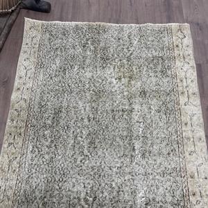 พรมวินเทจ, พรมขนาด 3.6x5.5 ฟุต, พรมสีเทาล้วน - Product Image 4