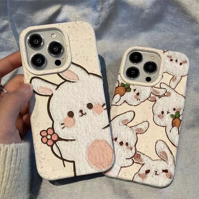 100% Compostable Wheat Straw Eco Friendly UV Printing Armor Design Camera Protector Shockproof Case Holder 16 15 141 13 Pro