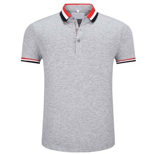 Camiseta de polo de 100% algodón para hombre, fábrica al por mayor, camisa de diseño personalizado más vendida con patrón sólido de impresión digital - Product Image 6