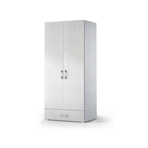 Armario de dormitorio moderno hecho en Italia, ropero con puertas correderas de capacidad, guardarropa de tela - Product Image 1