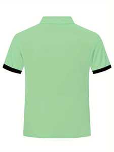 Camisa Formal de Manga Corta para Hombre, Nueva Colección 2025, Diseño de Cierre, Tejido de Punto 100% Algodón, Secado Rápido, Estilo Urbano - Product Image 6