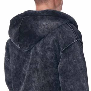 Retailer 100% Cotton Zipper Men Winter Acid Wash Tracksuit Set Breathable Heavyweight Custom <b>Eco</b> Friendly Personalized Design - Product Image 6