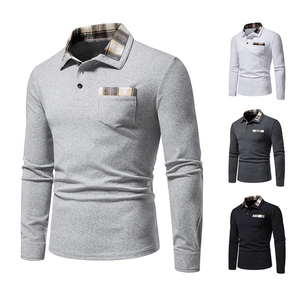 100% algodón de manga corta para hombre para Polo sublimado de secado rápido ropa de Golf Formal lisa de manga corta para Polos - Product Image 4