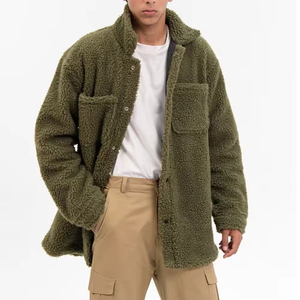 Premium <b>Sherpa</b> Fleece <b>Jacket</b> For <b>Men</b> With Soft Warm Inner And Versatile Design Ideal For All Styles Casual Or Outdoor Looks - Product Image 2