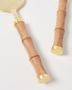 Export Quality Wholesale Customized 3 Pieces <b>Cheese</b> <b>Knife</b> <b>Set</b> With Wood Bamboo Design Handle - Product Image 2