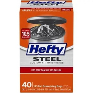 ถุงขยะเฮฟตี้ อัลตร้า สตรอง ขนาด 30 แกลลอน สีดำ กลิ่นเลมอน ฟาบูลโซ 24 ถุง - Product Image 6