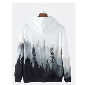 เสื้อฮู้ดผู้ชาย,เสื้อฮู้ดผ้าฝ้าย350 GSM 100% สำหรับผู้ชายขนาดพิเศษ - Product Image 2