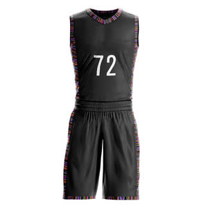 Impression de logo personnalisé de haute qualité Nouveau design Vêtements de sport Uniforme de basket-ball en polyester pour hommes Vêtements d'entraînement - Product Image 1